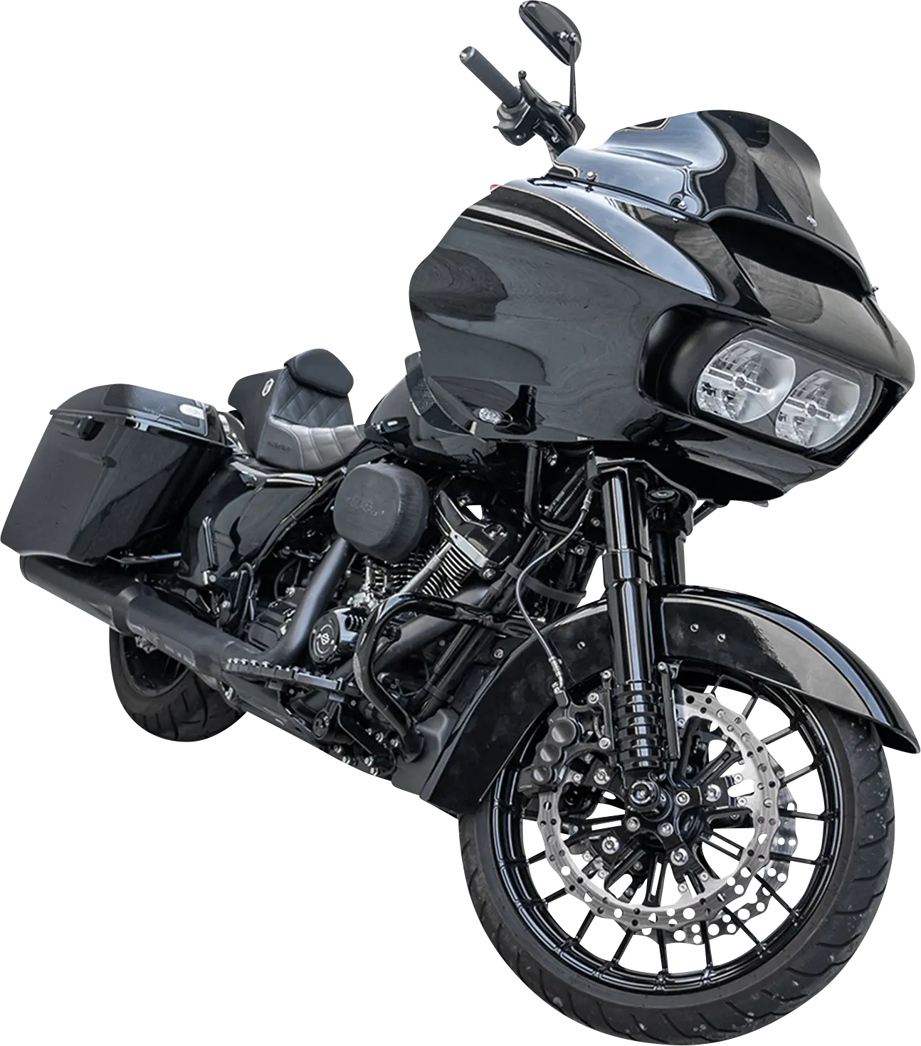 Arlen Ness Fork Tubes - Black, 49mm, 22.875"