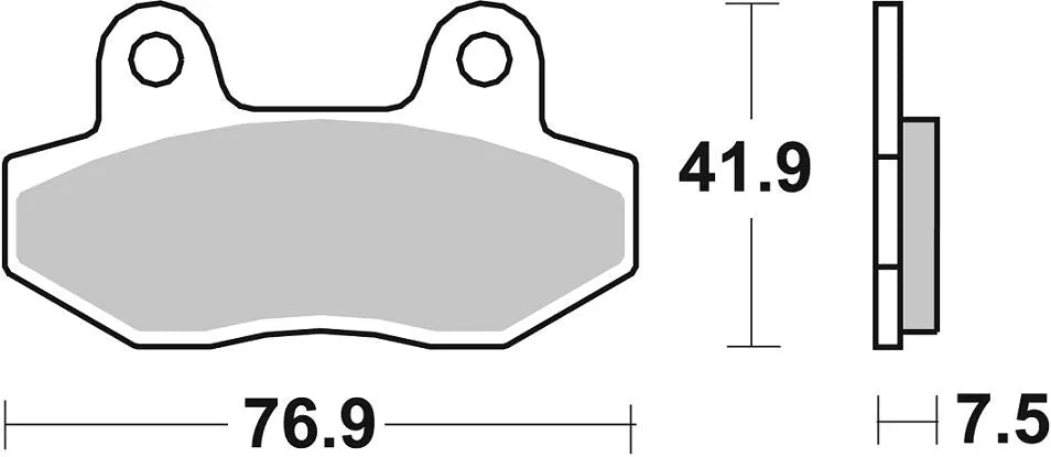Sbs Hs Street Excel Sintered For Bremseklodser - For