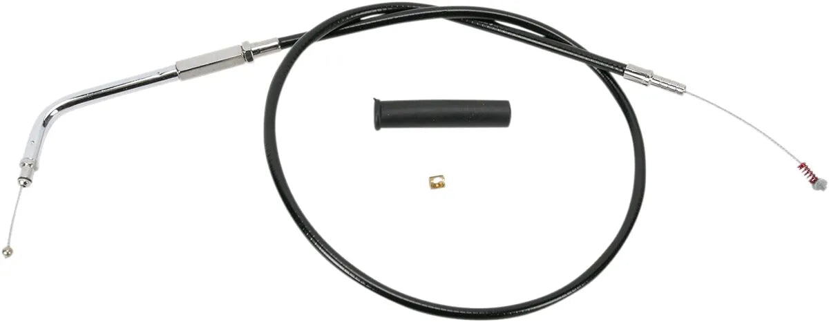 Drag Specialties Black Vinyl Idle Cable 30 inch