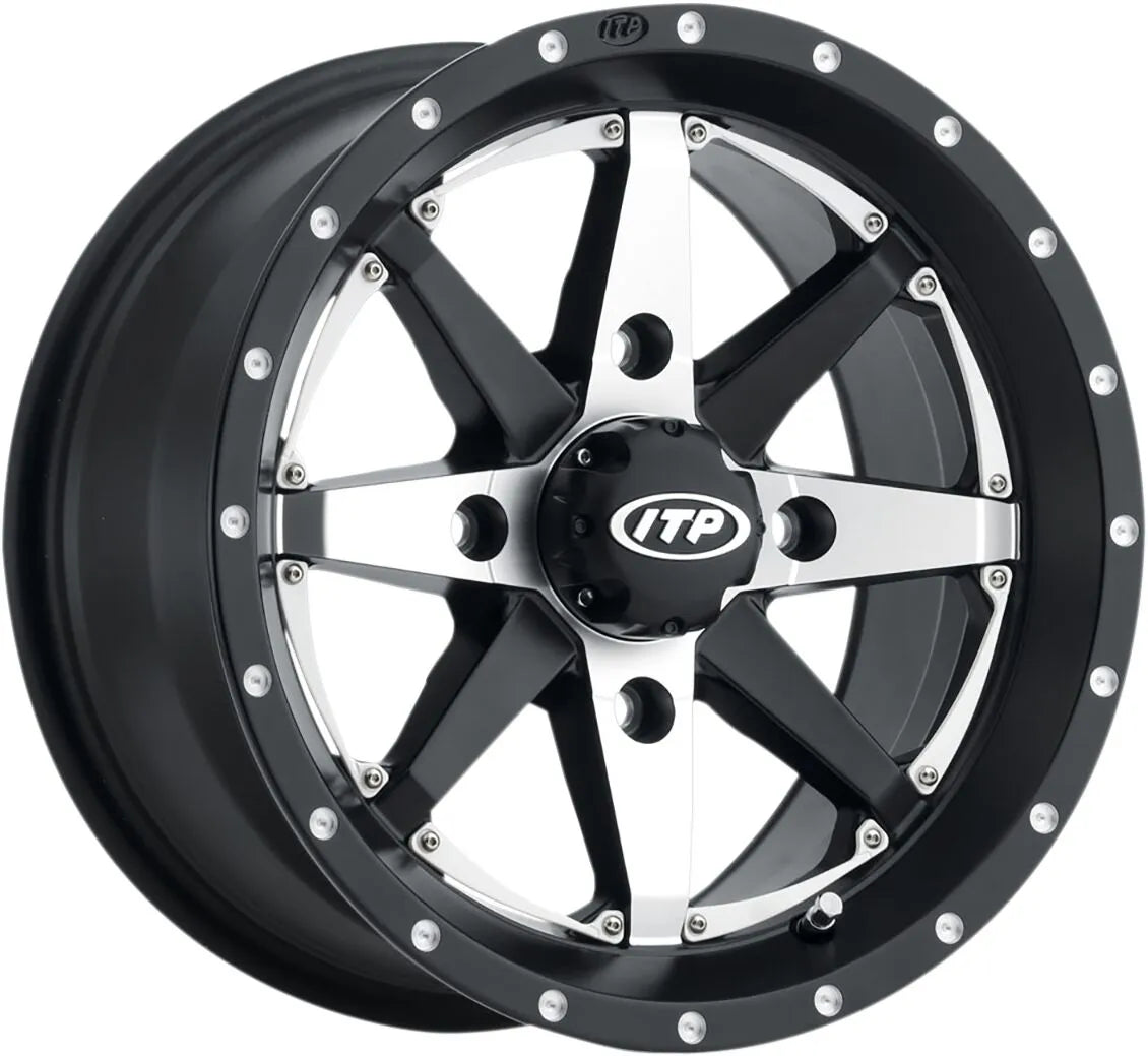 Itp Cyclone Wheel - 15 Inch Black Matte