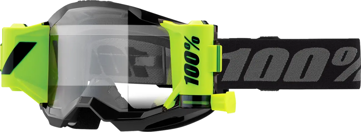 100% Strata 2 Forecast Goggle Black Clear