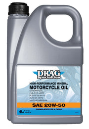 Drag Specialties 20w-50 Mineral Engine Oil 4-stroke 4 liter
