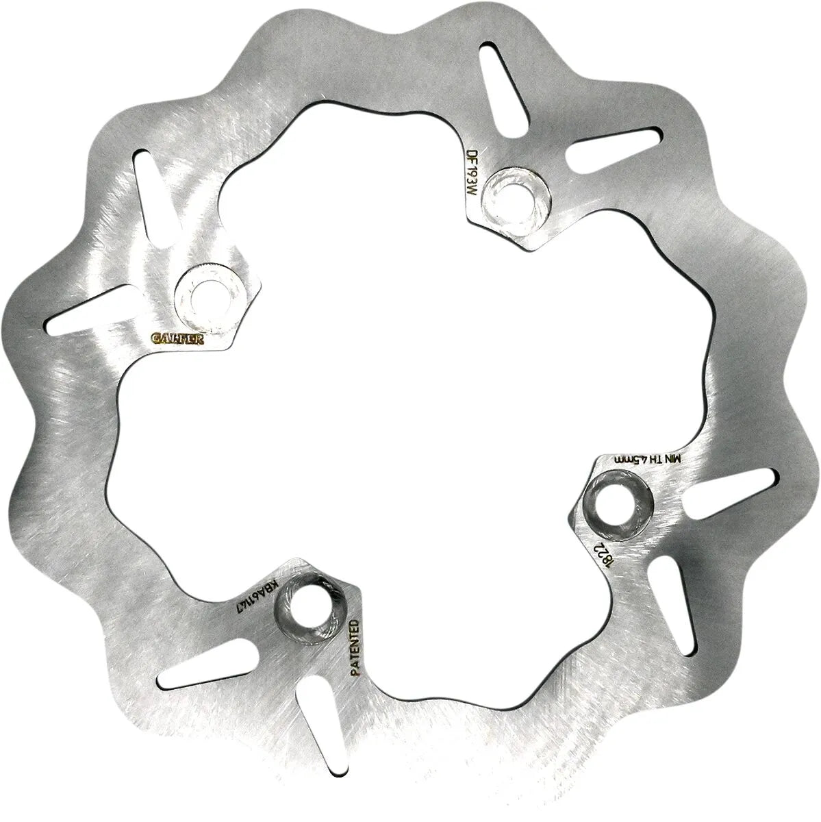 Galfer Brake Rotor For Motorcycle - Stainless Steel - Rear