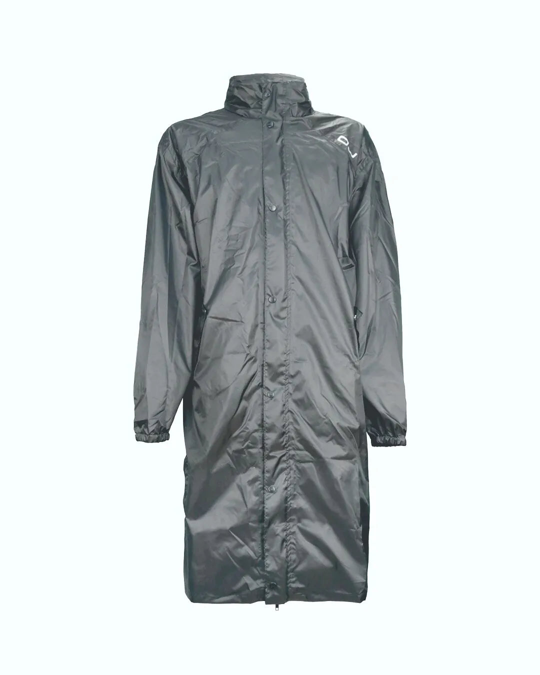 Oj Compact Over Rainsuit Black Nylon For Motorcycle Riding