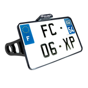 Heinz Bikes License Plate Side Mount For 3/4" Axles
