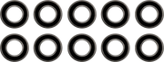 FACTORY LINKS Wheel Bearing Pack for Front Rear 6005 2RS