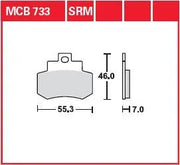 Trw All Round Sintered Metal Brake Pads