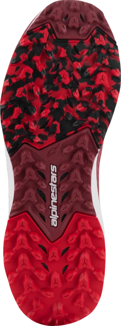 Alpinestars Meta XR V2 Shoes Burnt Red Dark Red White