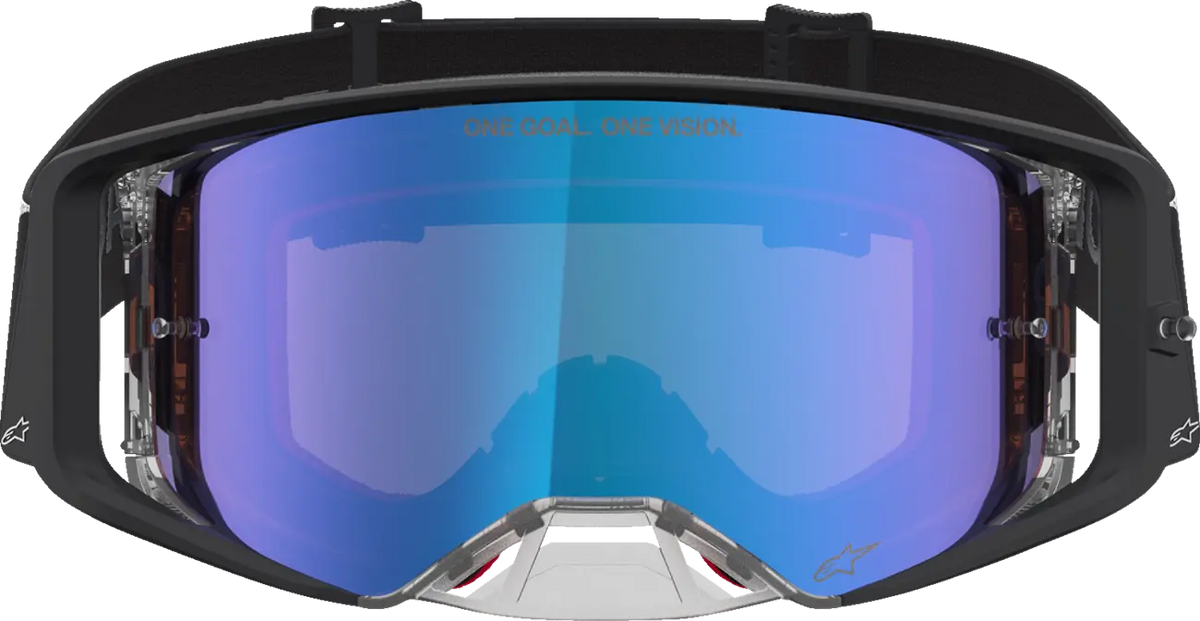 Alpinestars Supertech Atrox Goggles Black Silver Mirror Pink