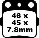 Ebc Tt Sport Carbon Fusion Brake Pads For Tout Terrain Bikes - Front & Rear