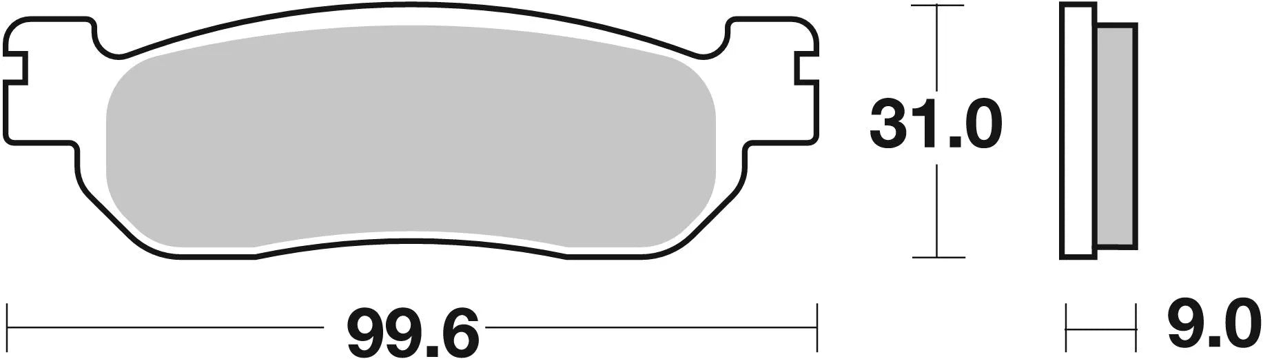 Sbs Ms Scooter Maxi Sintered Bremseklodser - Bag