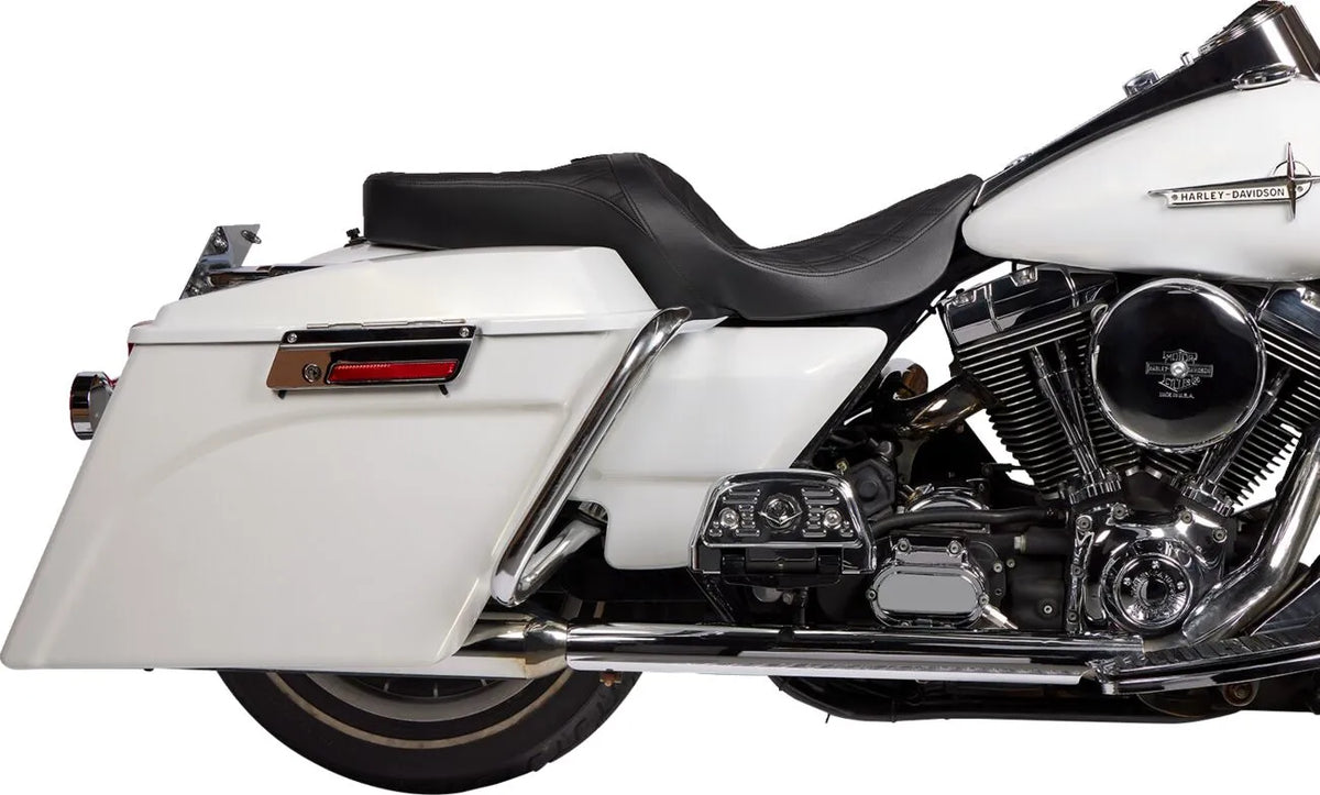 Drag Specialties Freedom 2-Up Seat - Double Diamond - 08011504-4676B