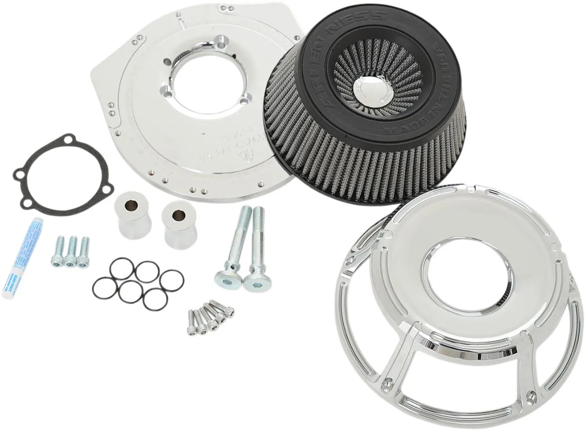 Arlen Ness Inverted Series Air Cleaner Kit Chrome