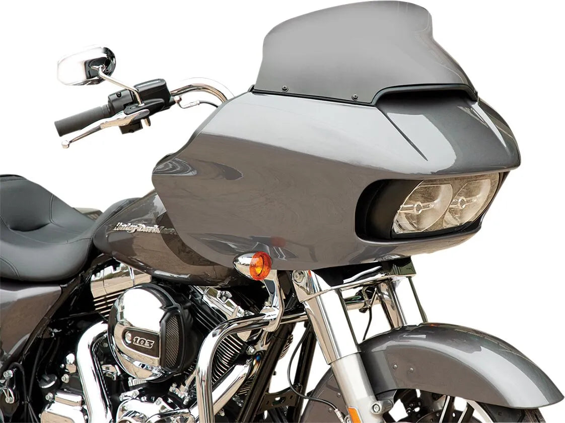 Memphis Shades Spoiler Windshield - 6.5" Dark Smoke