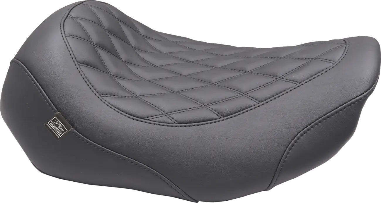 Mustang Wide Tripper Solo Seat - For Harley Davidson