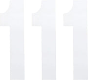 Factory Effex Standard White Numbers 8" Height