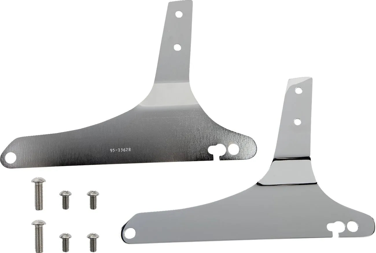 Cobra Square Sissy Bar - Chrome, 17 Inch