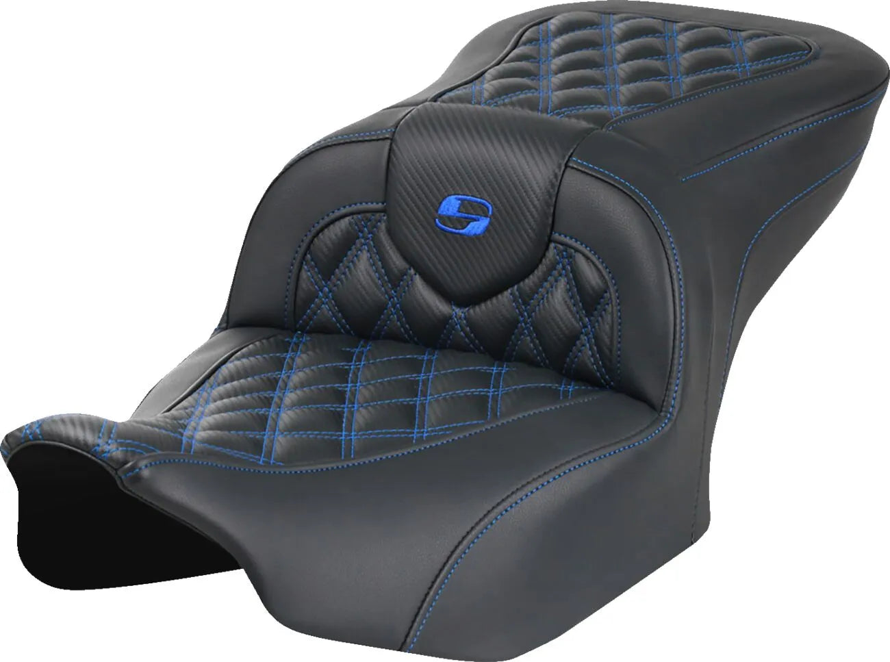 Saddlemen Roadsofa Lattice Stitch Seat - For Harley Davidson