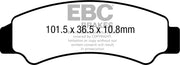 Ebc Tt Sport Carbon Fusion Bremseklodser - Foran