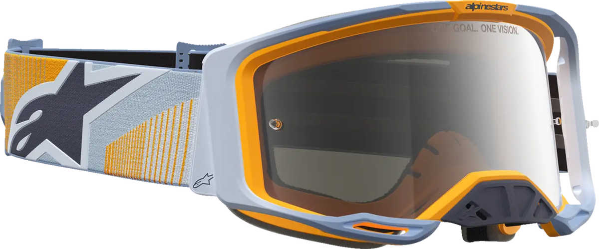 Alpinestars Vision 8 Maven Goggle Dust Blue Orange Mirror-Silver