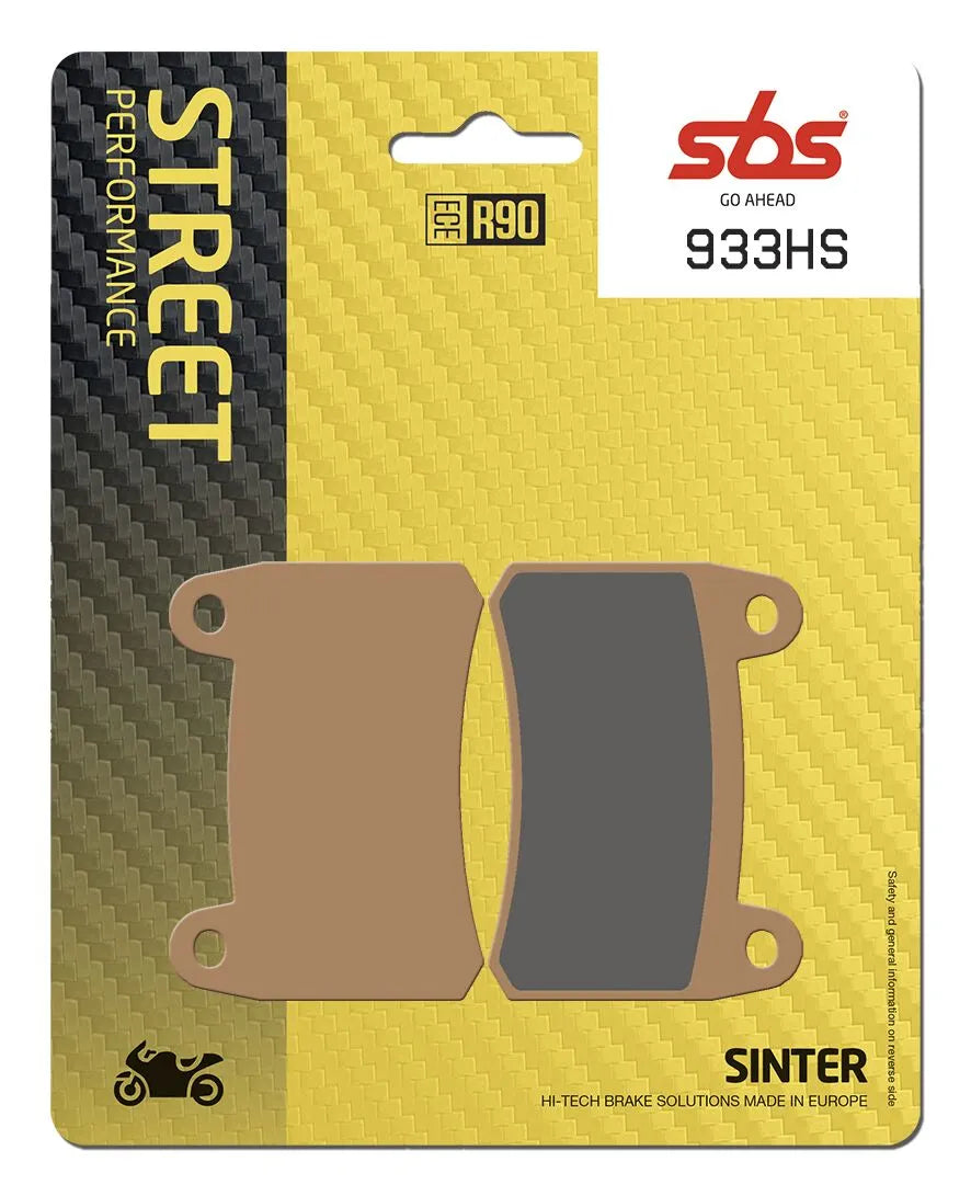 Sbs Hs Street Excel Sintrede Bremseklodser Foran - Foran