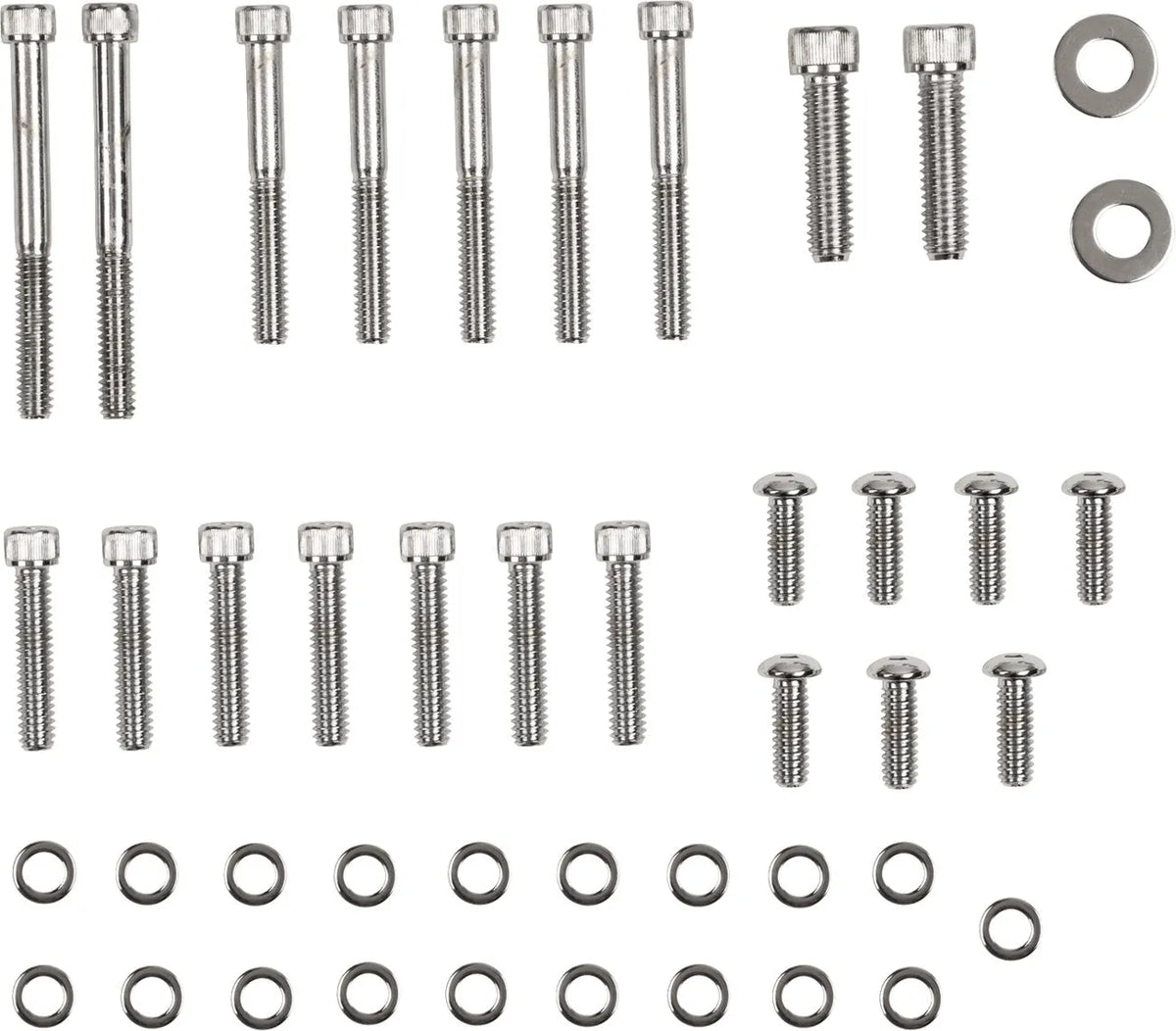 Drag Specialties Smooth Primary Bolt Set for Harley Davidson