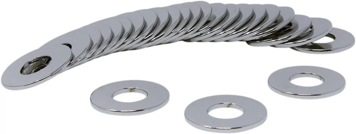 Drag Specialties USS Chrome Washers (25 Pack)