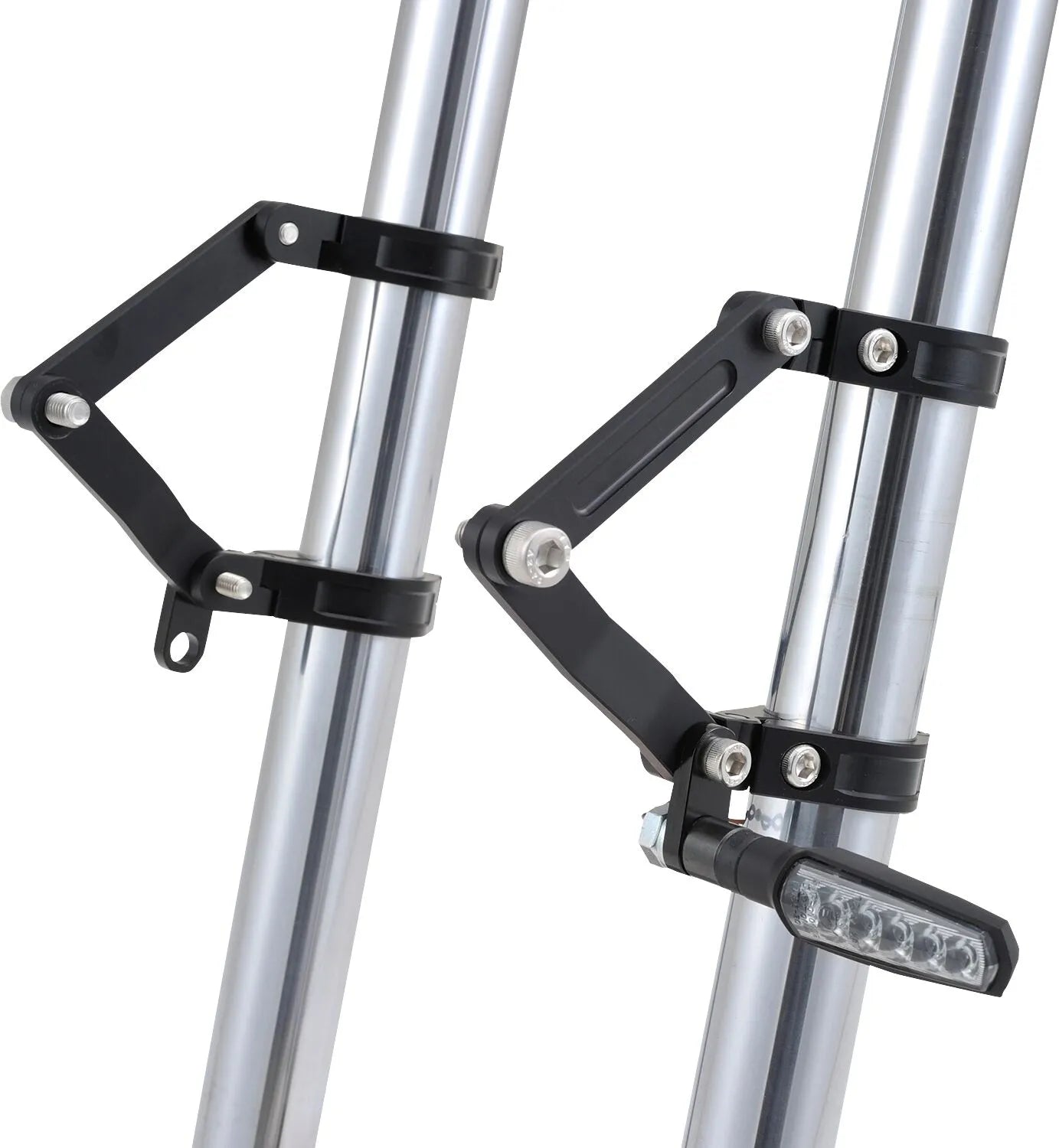 Daytona Headlight Bracket Set - Adjustable Aluminum