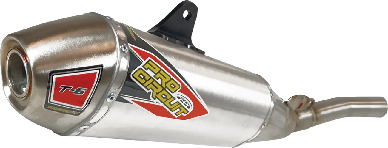 Pro Circuit T-6 Rustfri Stål Slip-on Lyddæmper