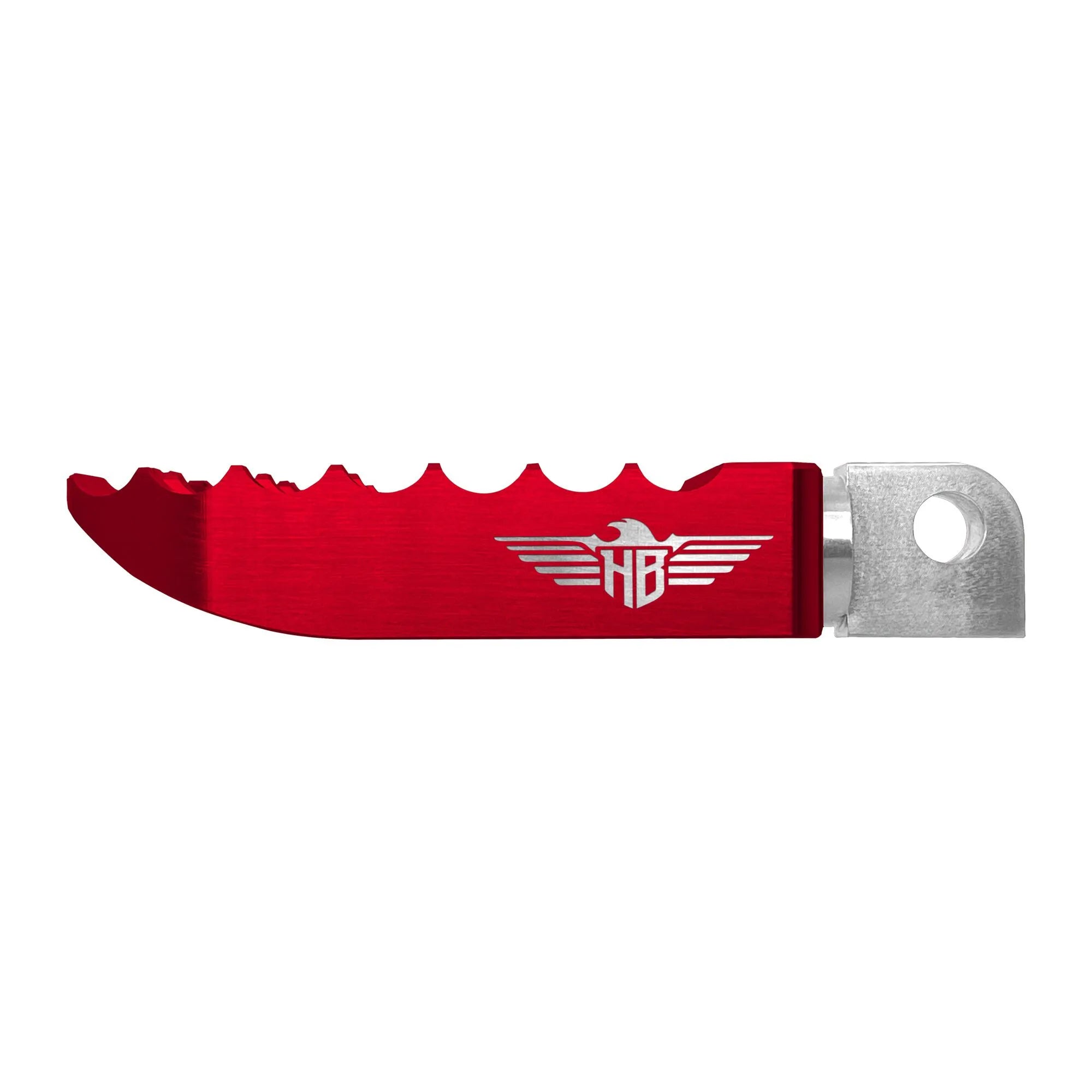 Heinz Bikes Foot Pegs - Harley Davidson - Red