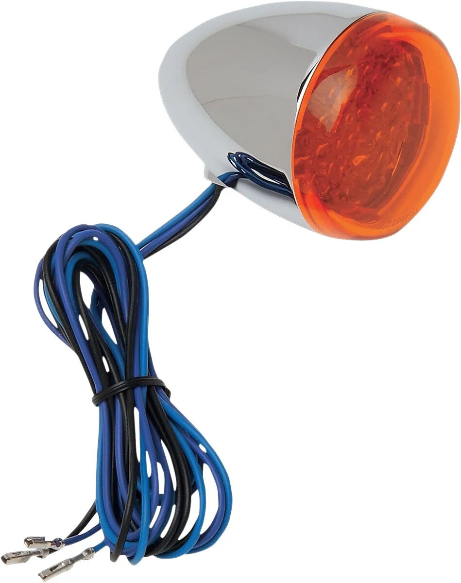 Chris Products Led Turn Signal - Chrome, Bullet
