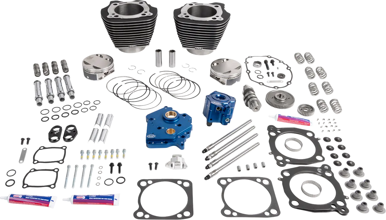 S&S Cycle 132" Power Package Engine Kit for M8 114"/117"