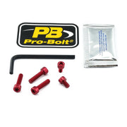 Pro Bolt Aluminum Fuel Cap Kit - Red