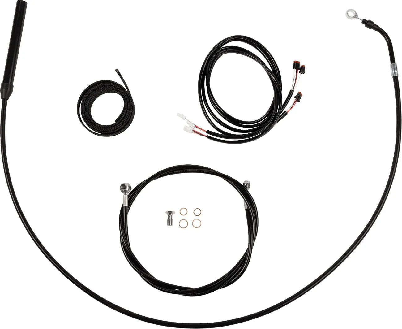La Choppers Complete Plug-N-Play Cable Kit for 15"-17" Handlebars