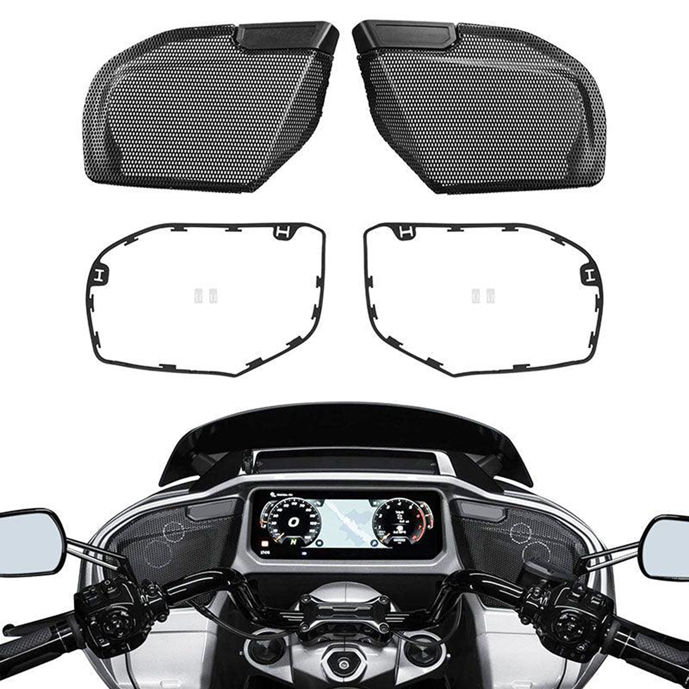 Zodiac Road Glide "sharknose" Fairing Parts 2023 to Present – Windshield
