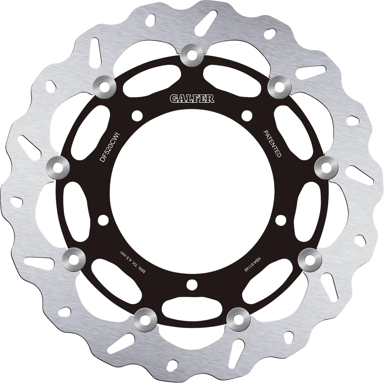 Galfer Brake Rotor For Motorcycle - High-carbon Stainless Steel