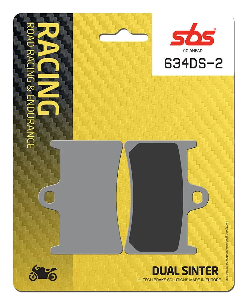 Sbs Ds Racing Dual Sintered Brake Pads - Front