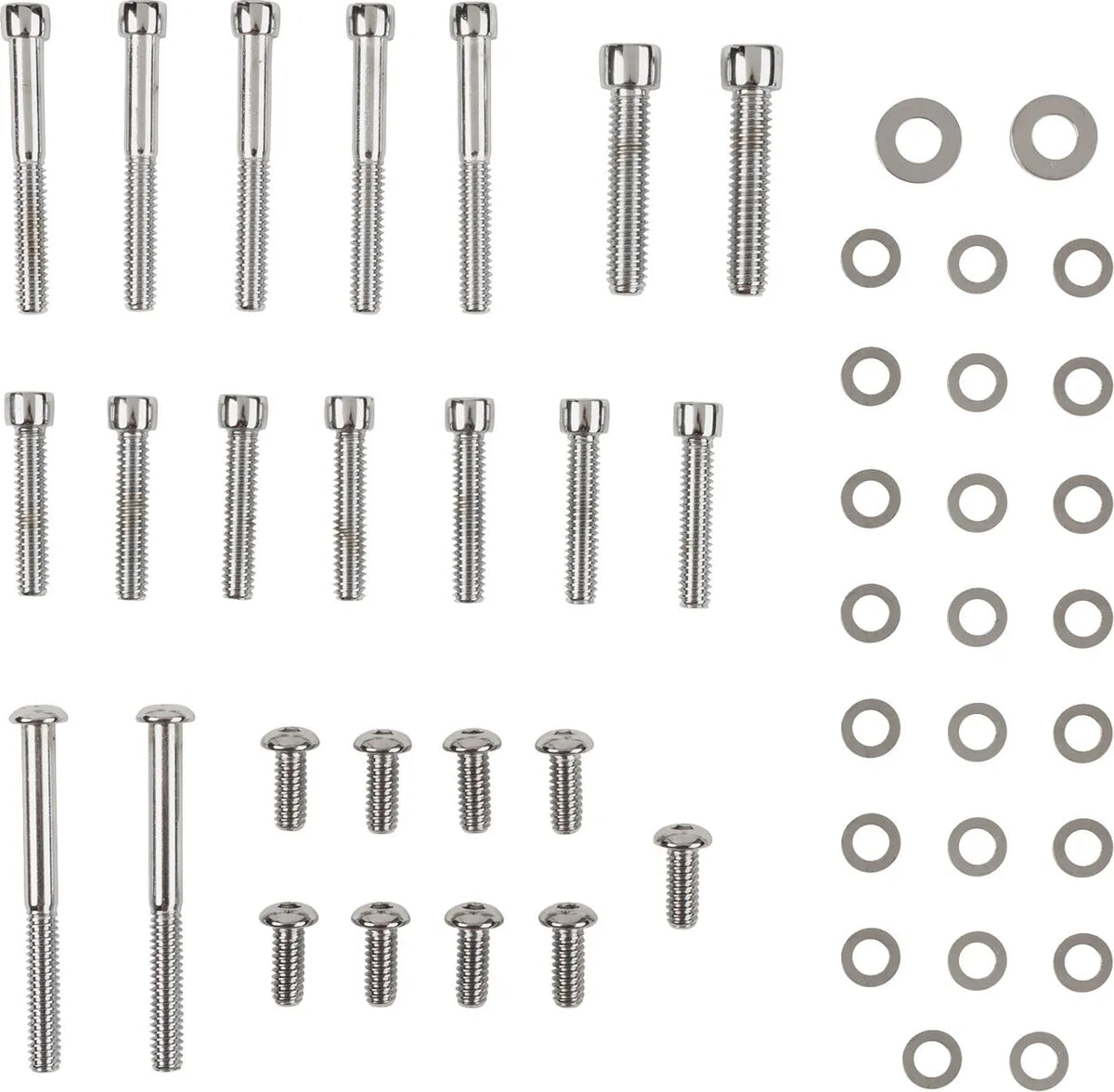 Colony Polished SH Primary Cover Bolt Kit for Harley Dyna