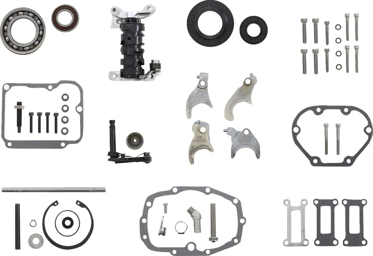 Baker Drivetrain Overdrive 6-Speed Polished Gear Set for HD EG