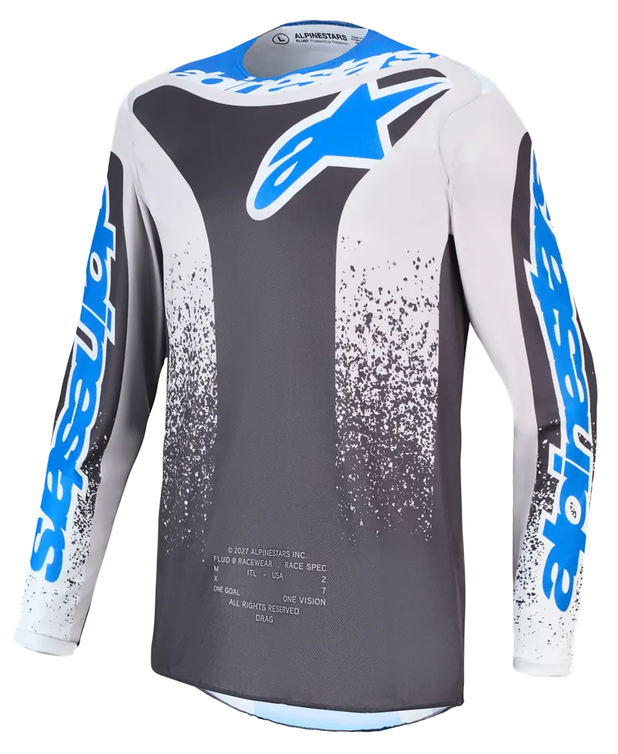Alpinestars Fluid Drag Jersey Gray/Lilac/Blue