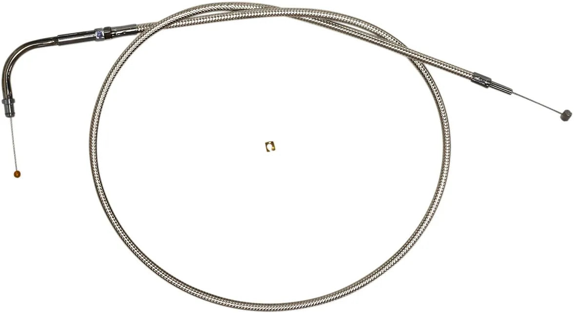 MAGNUM SHIELDING Polished Stainless Steel Braided Throttle/Idle