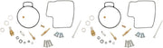 Parts Unlimited Carburetor Repair Kit