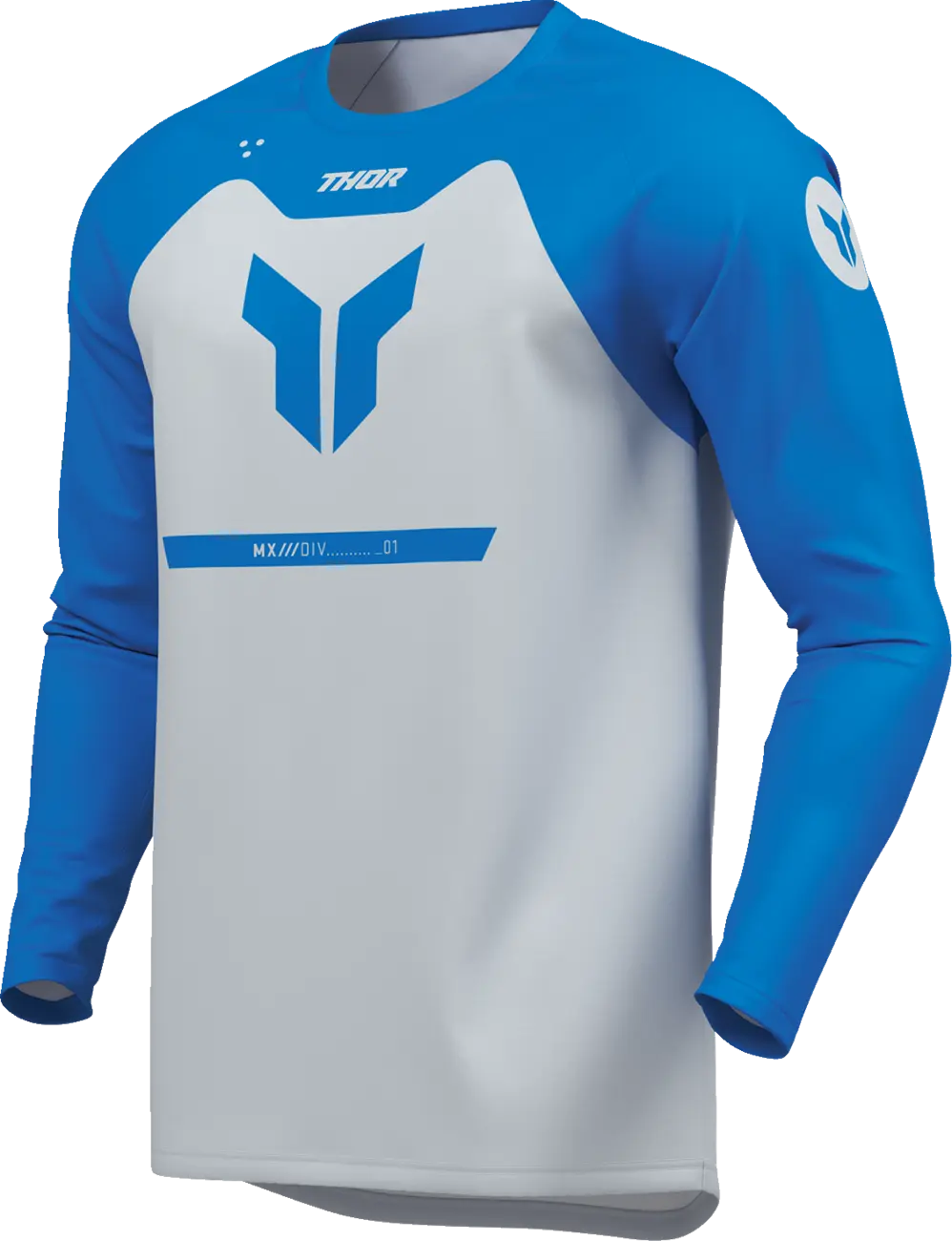 Thor Youth Ridemode Menace Jersey - Blue/Gray
