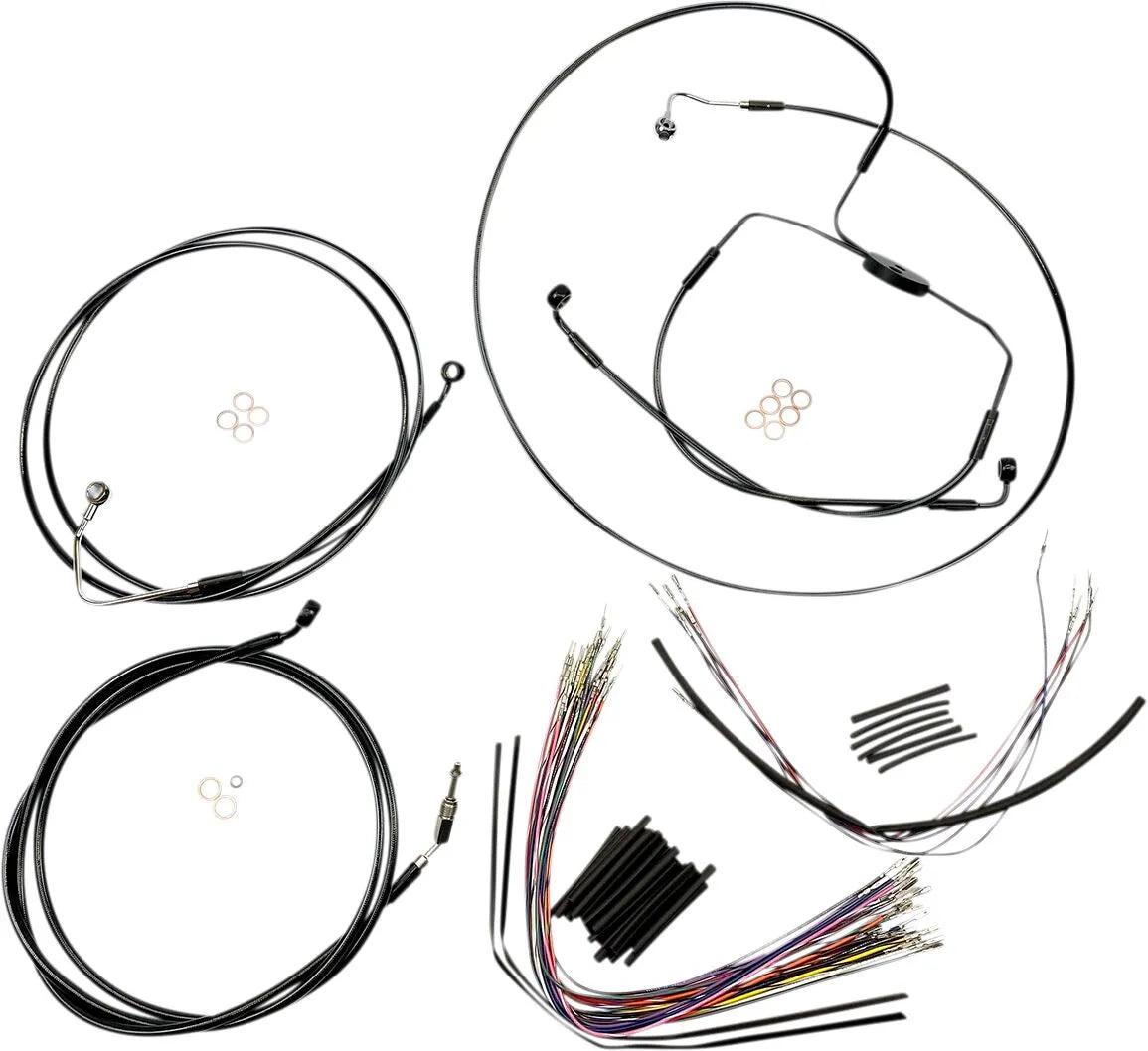 Magnum Shielding XR Handlebar Kit Black for HD Electra Glide CVO
