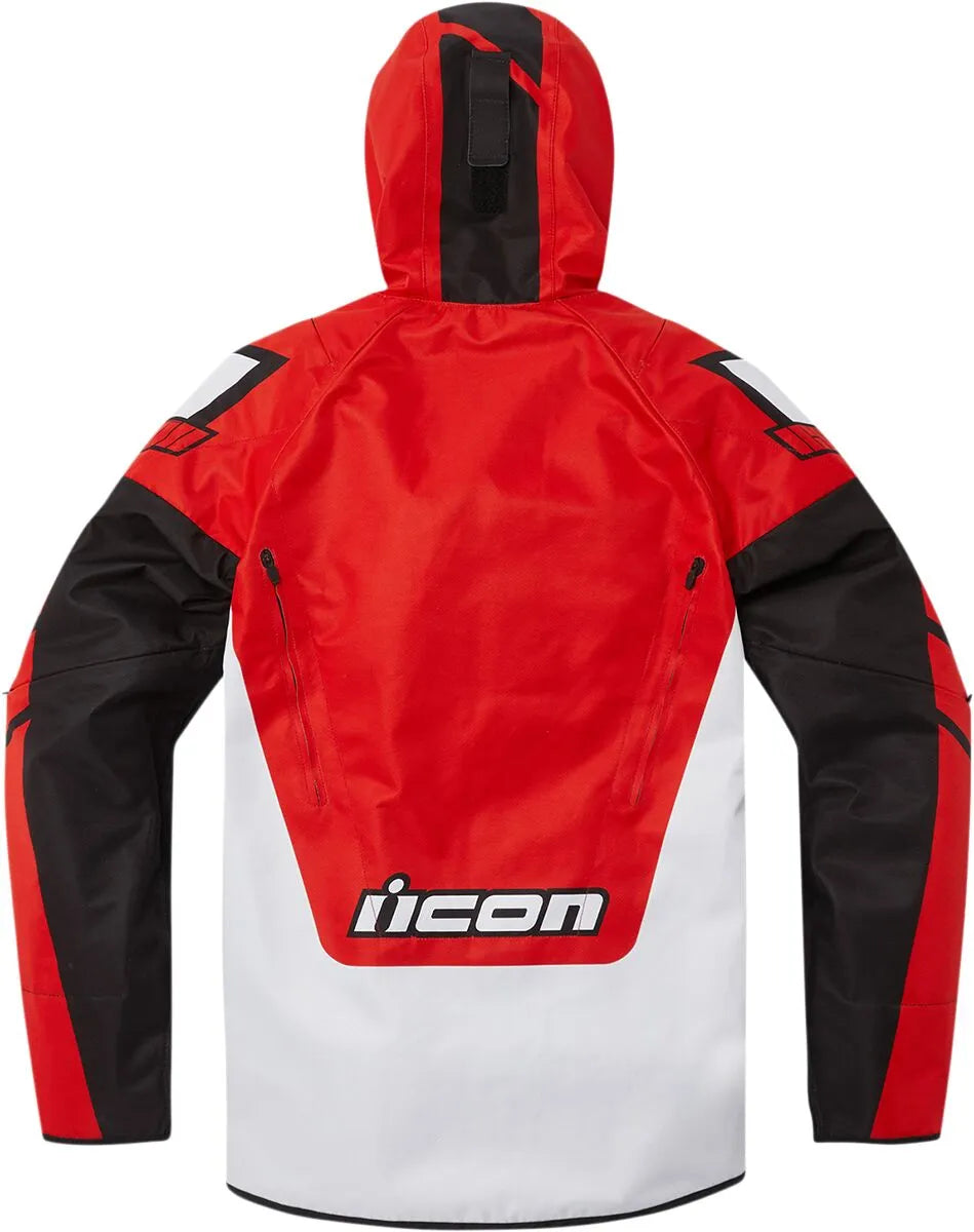 Icon Airform Retro Jacket - Black/Red/White