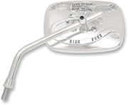 Emgo Ride Free Steel Mirror - 10mm Mount