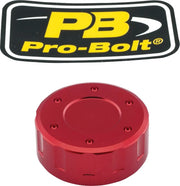 Pro Bolt Aluminum Clutch Reservoir Cap - Red