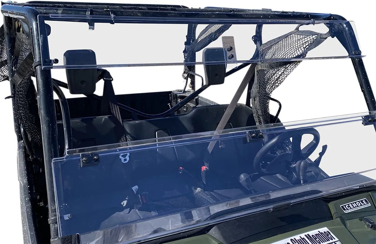 Moose Offroad Deluxe Full Folding Windshield