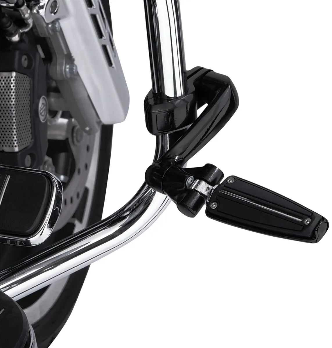 Ciro Hingeless Highway Peg Mounts for 1-1/4" Engine Guards