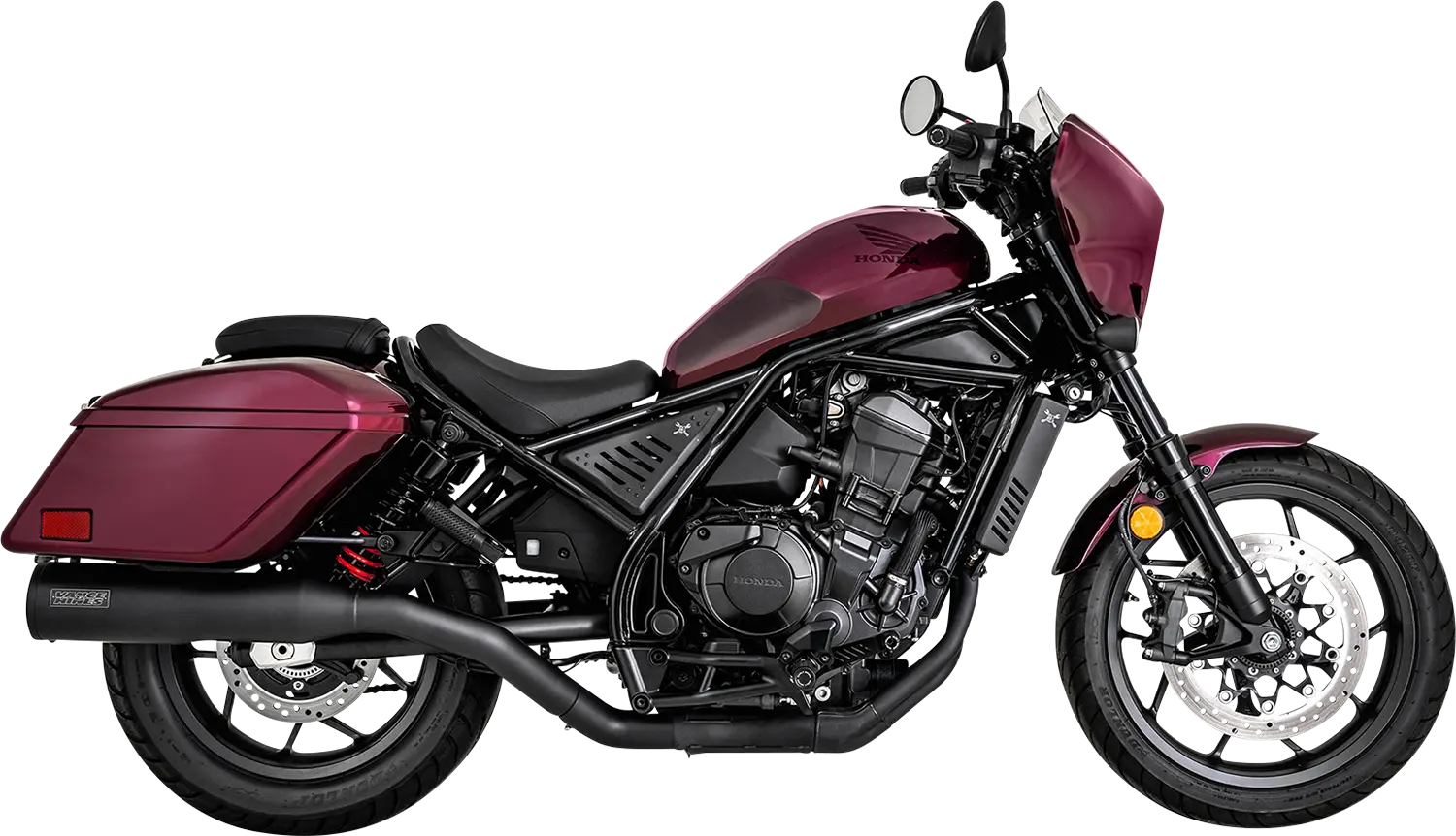 Vance & Hines Hi-output Slip-on Lyddæmper i sort